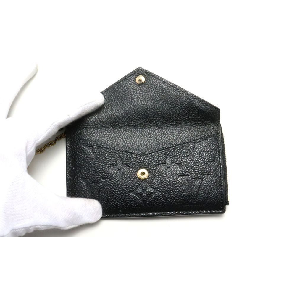 Louis Vuitton Monogram Empreinte Porto Caltrect Verso Leather Zip Around Coin — view 4