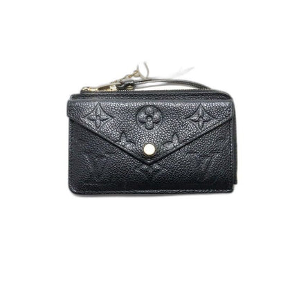 Louis Vuitton Monogram Empreinte Porto Caltrect Verso Leather Zip Around Coin