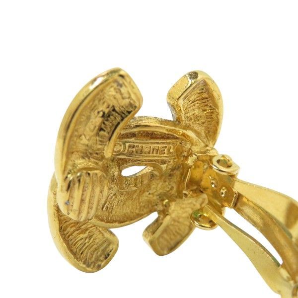 Chanel Matelasse Coco Mark One Ear Branded Accessories Earrings Ladies