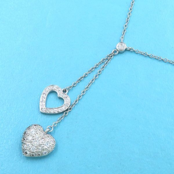Tiffany & Co Sentimental Heart Drop Diamond Necklace