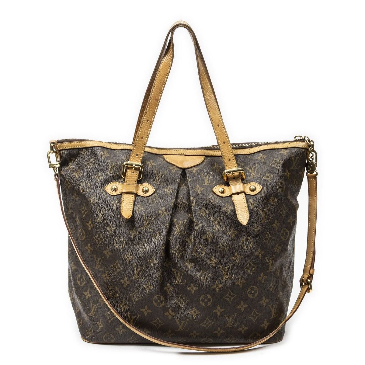 Louis Vuitton Palermo Brown Monogram Canvas Messenger Bag — view 5