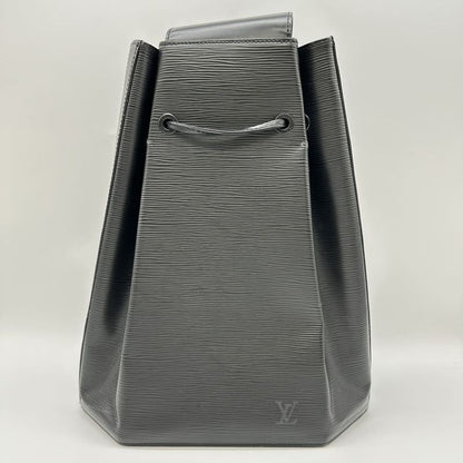 Louis Vuitton M80153 Sac Ad Shoulder Bag Epi Leather Noir Black Ladies Men