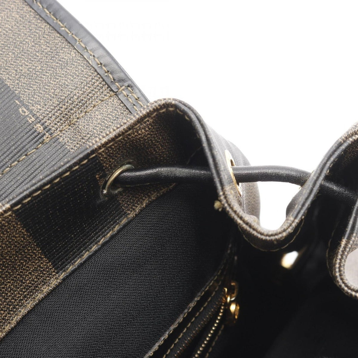 Fendi Rucksack Sac Backpack Pecan Leather — view 11