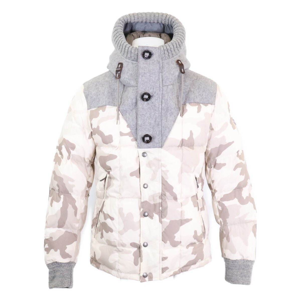 Moncler Beaumont Vermont Camouflage Wool Down Jacket 2