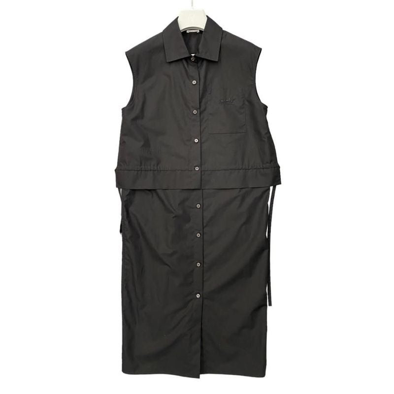 Hermes 3 E0565 dt Dress Black Caleche Size 34 Never