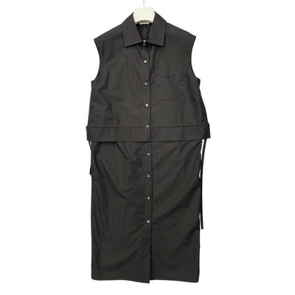 Hermes 3 E0565 dt Dress Black Caleche Size 34 Never