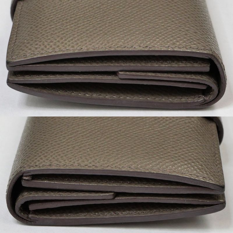 Hermes Bearn Mini Compact Wallet Ethane Silver-hardware Epson Y
