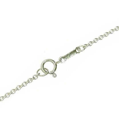 Tiffany & Co Silver Elsa Peretti Open Heart Necklace 4.8g Sterling Engraved