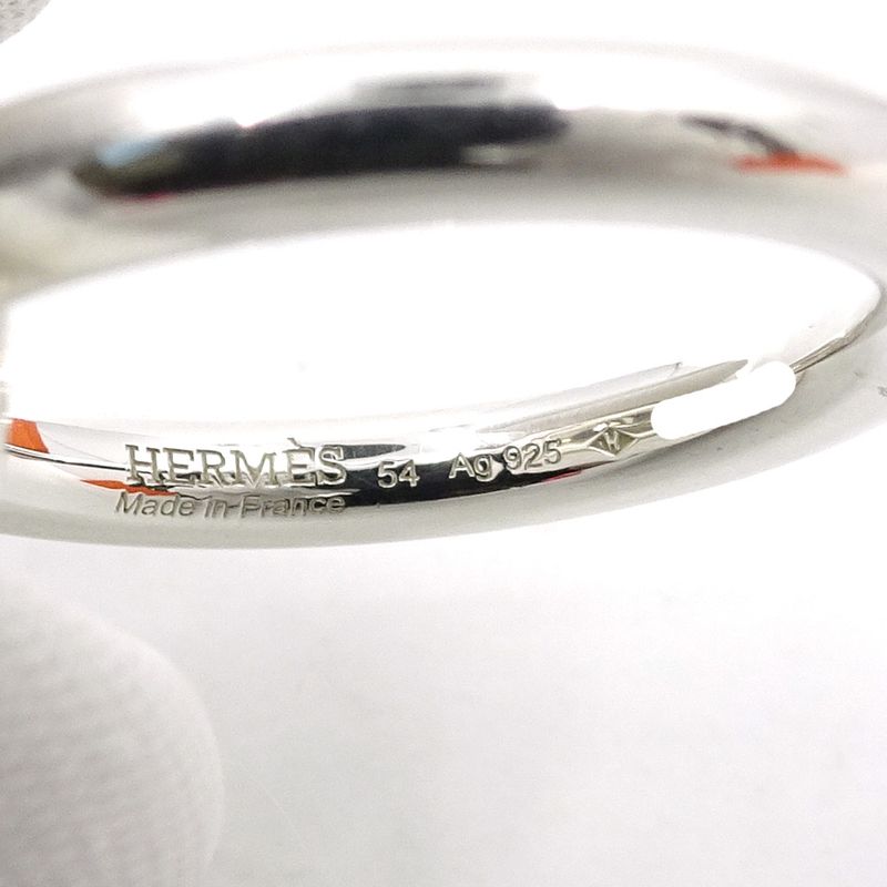 Hermes Echape MM Ring 54 Sv925 Approx 9.6g Accessories - Women's