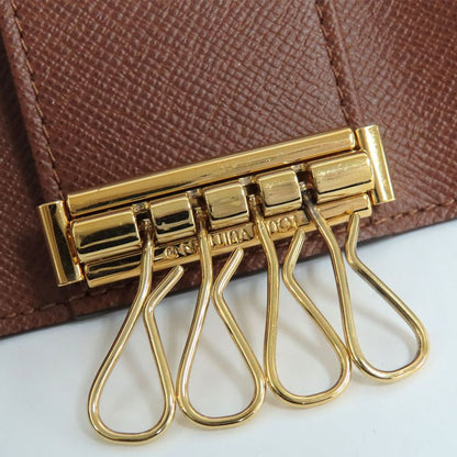 Louis Vuitton Key Case Multicles 4 M69517 Monogram Brown Gold Hardware