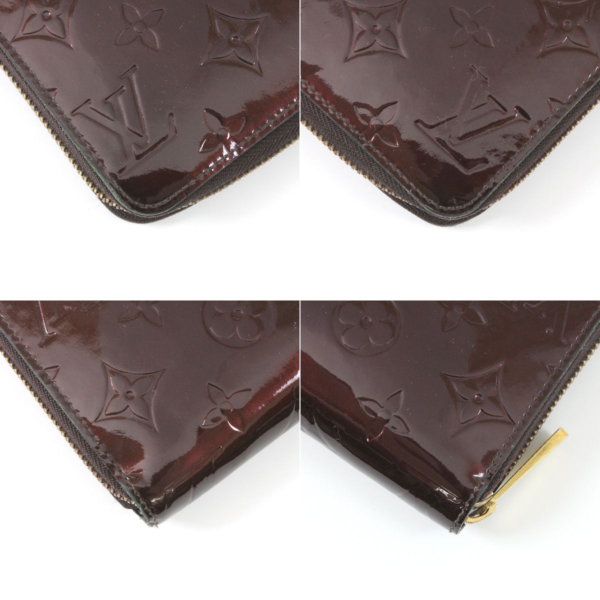 Louis Vuitton Vernis Zippy Wallet Enamel Long Wallet