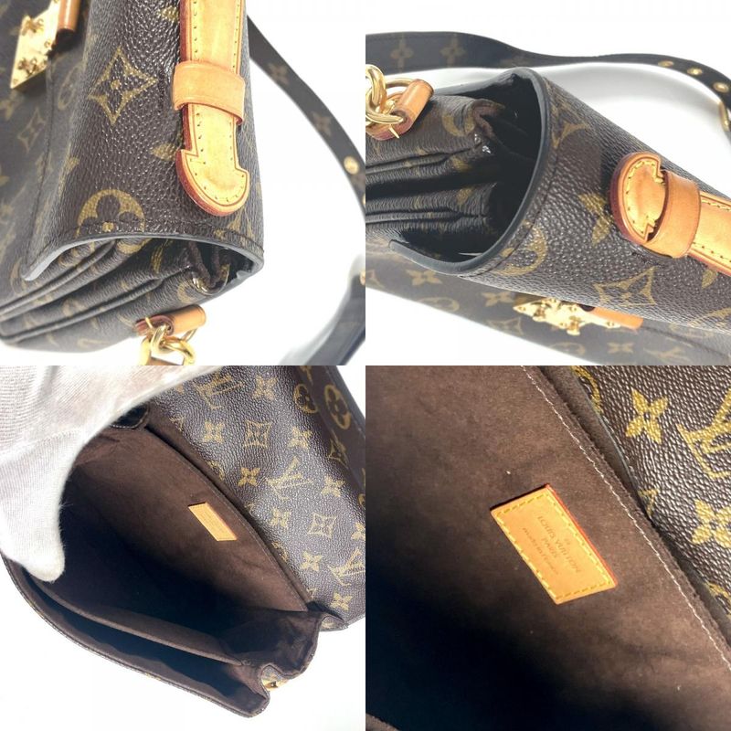 Louis Vuitton Handbag Pochette Metis MM M40780 Monogram Canvas Brown