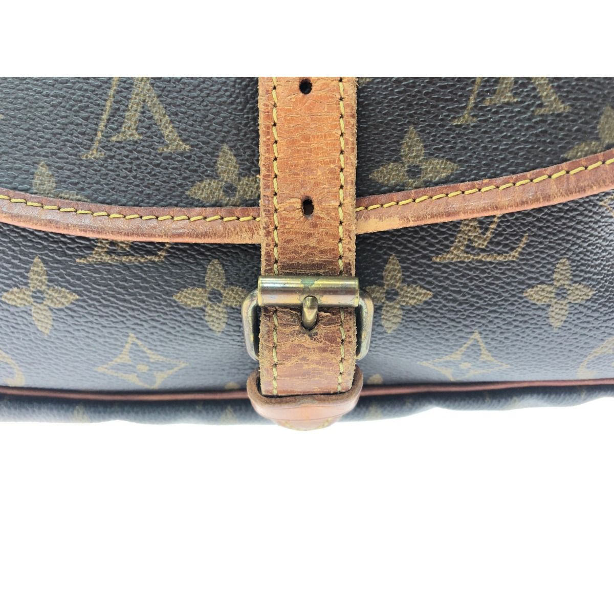 Louis Vuitton Women's Shoulder Bag Monogram Saumur 30 M42256 Brown
