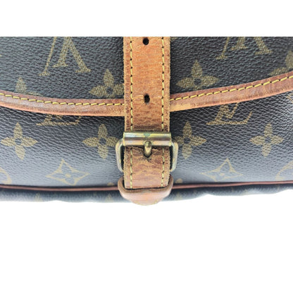 Louis Vuitton Women's Shoulder Bag Monogram Saumur 30 M42256 Brown