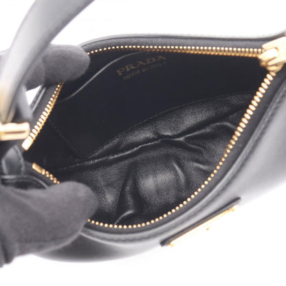 Prada Handbag Soft Calf Black Leather Small — view 3
