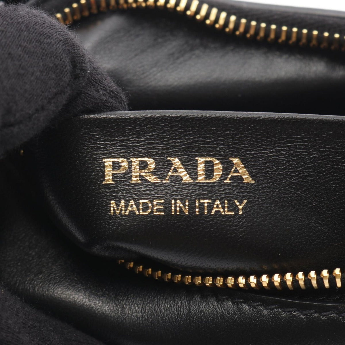 Prada Handbag Soft Calf Black Leather Small — view 4
