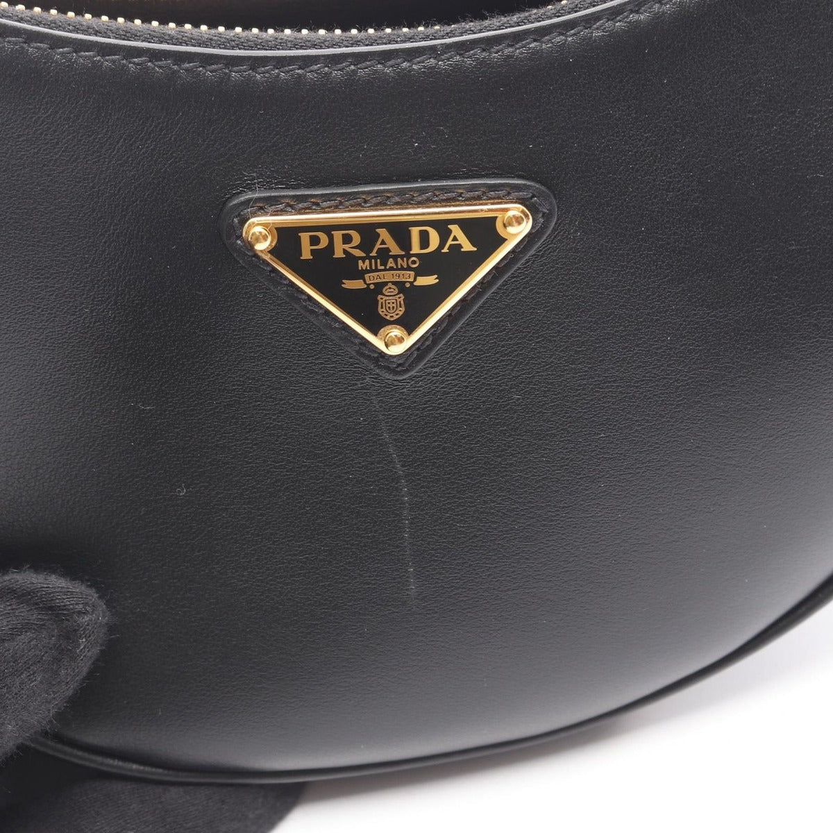 Prada Handbag Soft Calf Black Leather Small — view 5