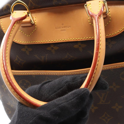 Louis Vuitton Handbag Deauville Bowling Vanity Canvas Leather — view 10