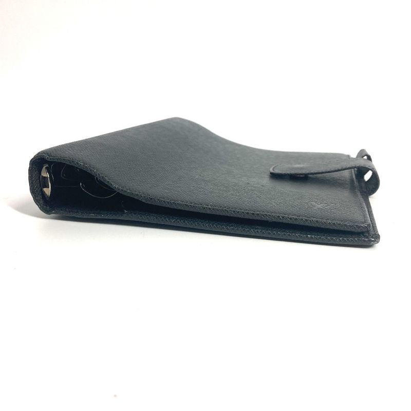 Louis Vuitton Notebook Cover Agenda GM R20232 Taiga Leather Ardoise Black