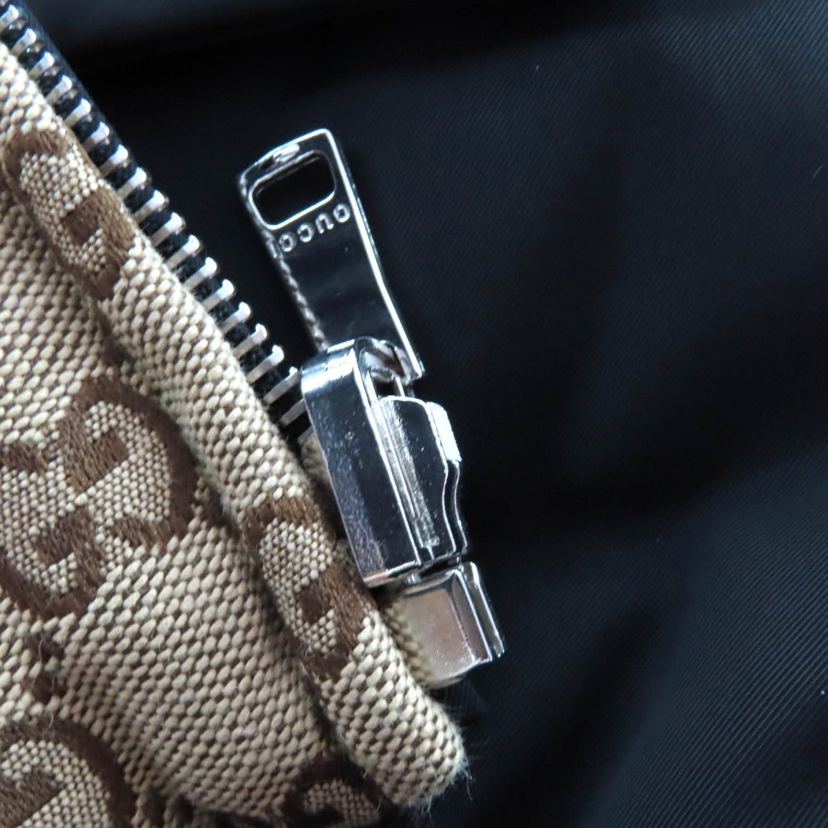 Gucci Made Reversible Logo Patch GG Canvas Jacket Black — view 12