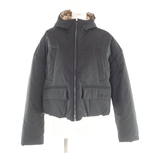 Gucci Made Reversible Logo Patch GG Canvas Jacket Black