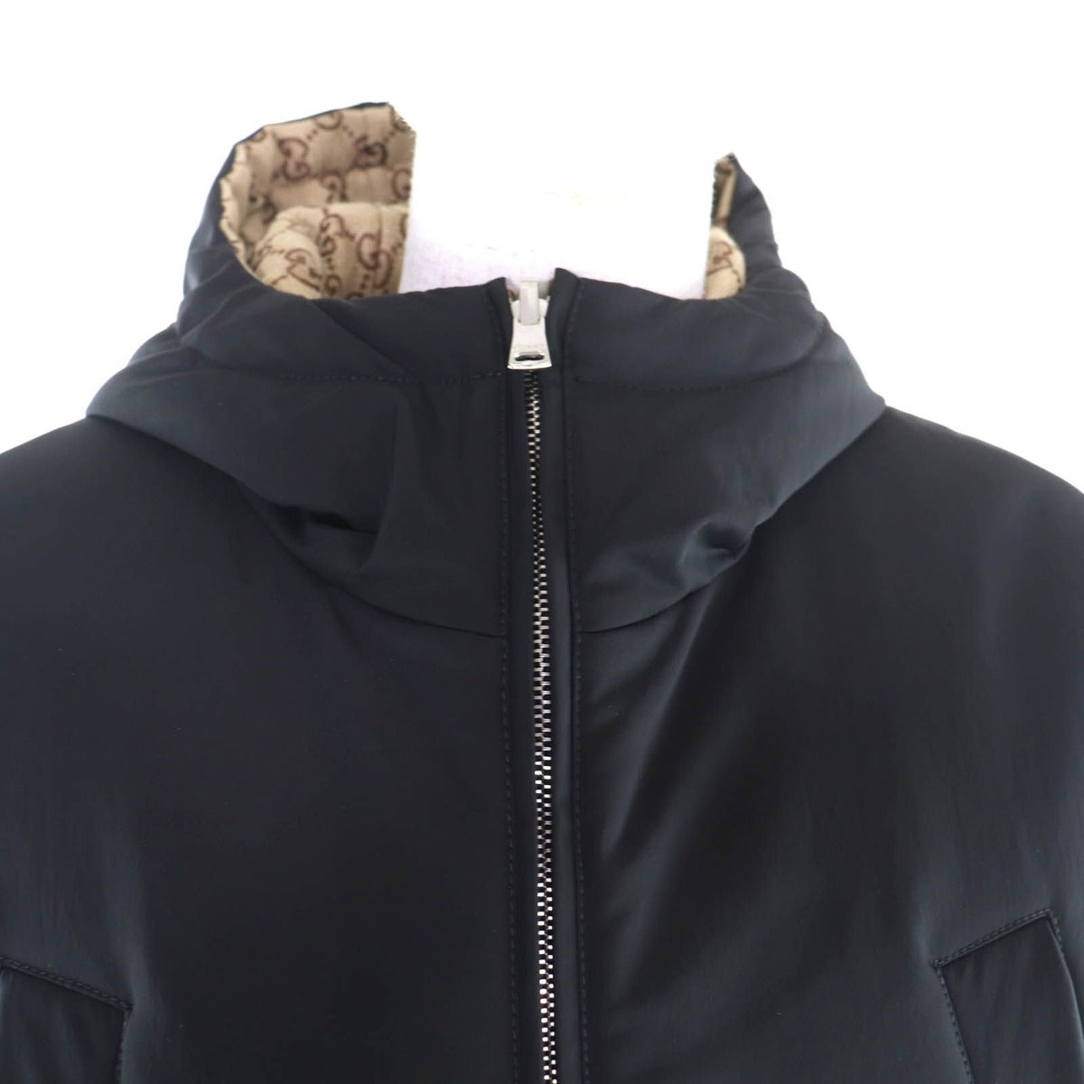 Gucci Made Reversible Logo Patch GG Canvas Jacket Black — view 5