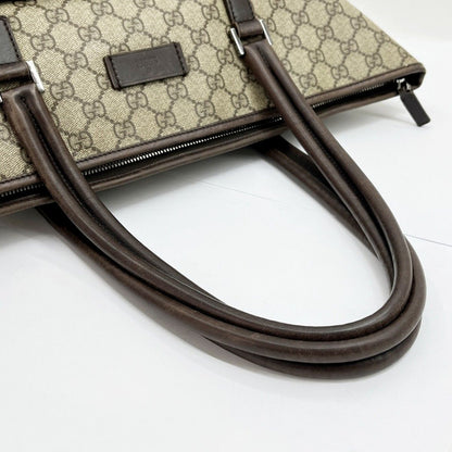 Gucci GG Supreme Tote Bag 108832 Brown