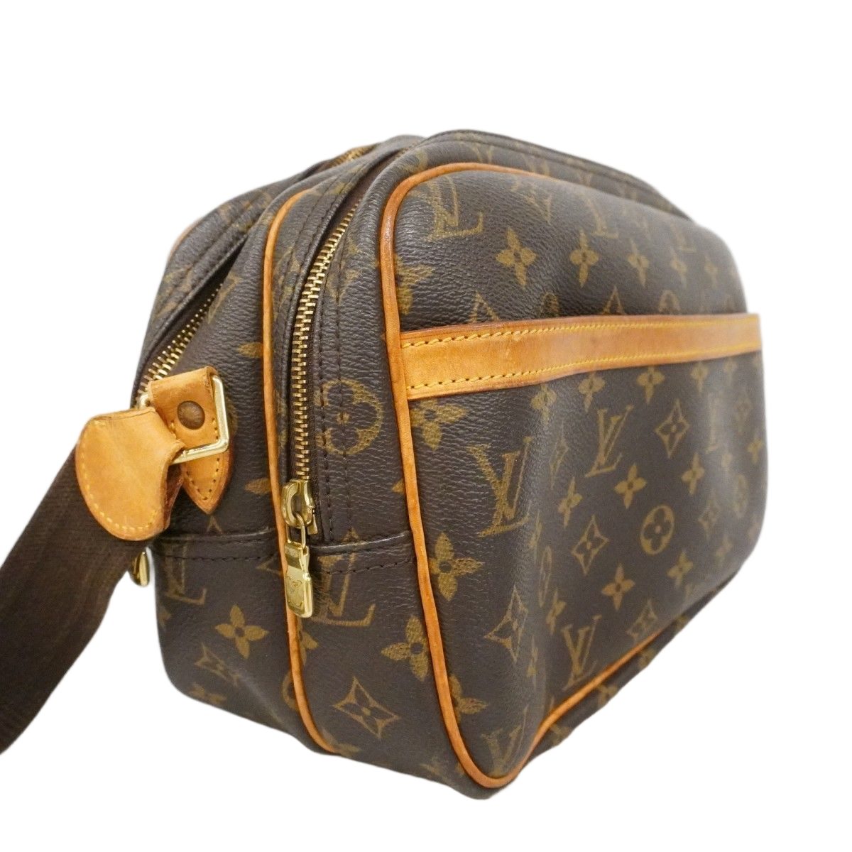 Louis Vuitton Shoulder Bag Monogram Reporter PM Brown — view 2
