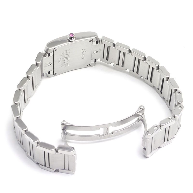 Cartier Tank Francaise SM W51028q3 Pink Shell Dial