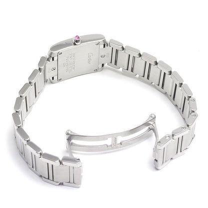 Cartier Tank Francaise SM W51028q3 Pink Shell Dial