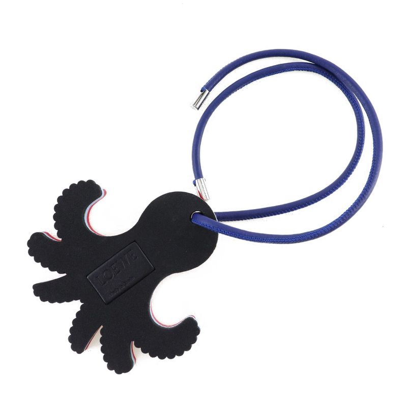 Loewe Pauraz Ibiza Octopus Bagcharm Urethane X Leather Red/blue Women's Charm