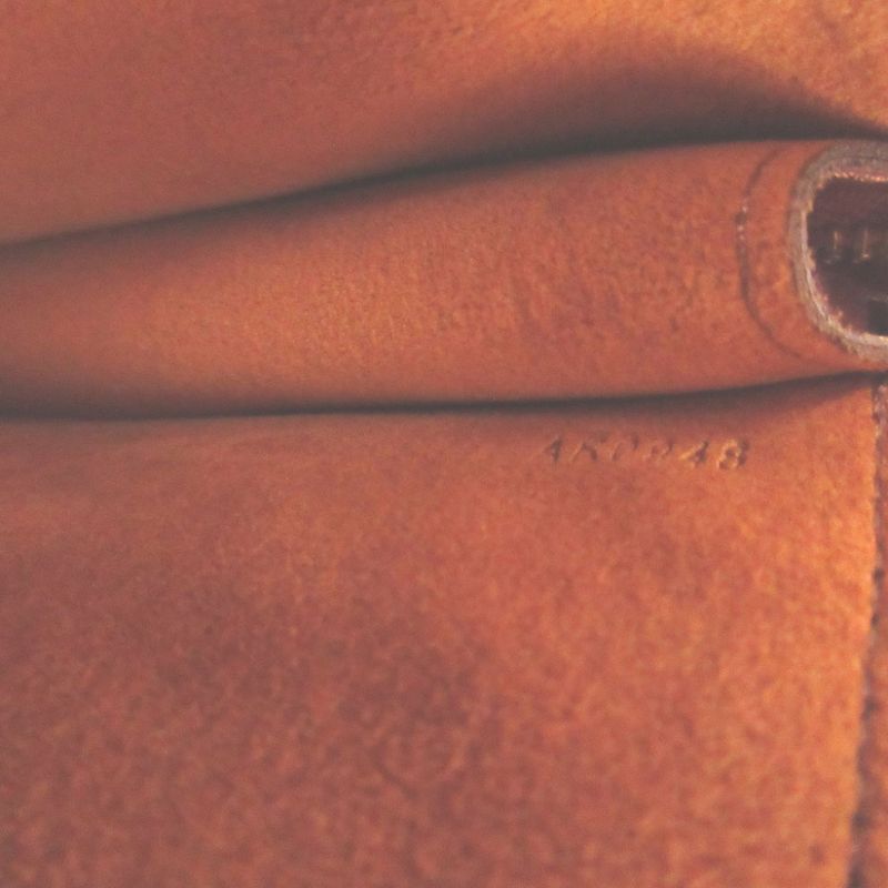 Louis Vuitton M52943 Epi Pochette Axe Soir Kenyan Brown Accessory Pouch 0982