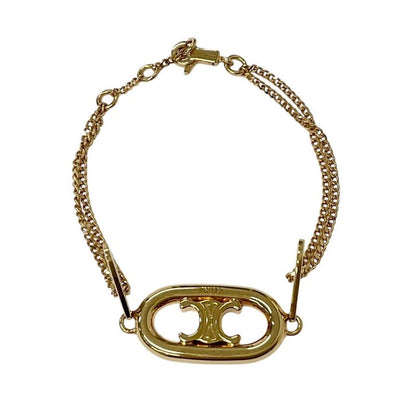 Celine Bracelet Bangle Cuff Gold Triomphe