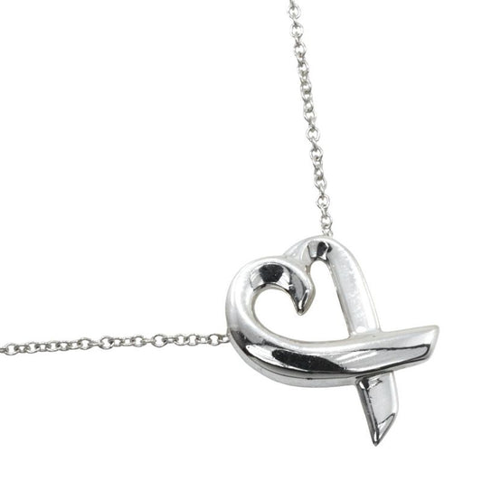 Tiffany & Co Loving Heart Paloma Picasso 925 Silver Ladies 2.6g Necklace