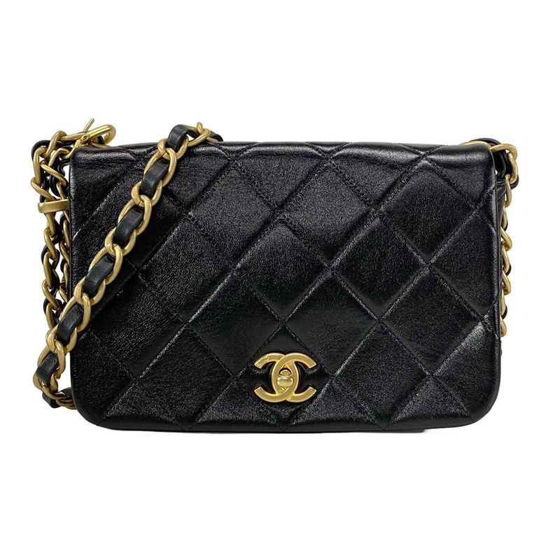 Chanel Shoulder Bag Matelasse As4451 Black Chain Shoulder / Vintage Gold
