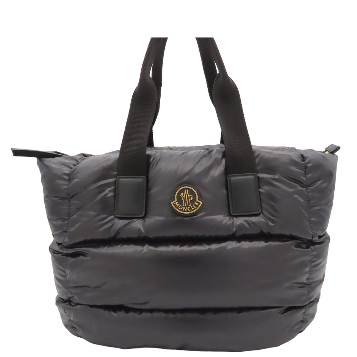 Moncler Caradoc Black Nylon Down Feather Tote Bag