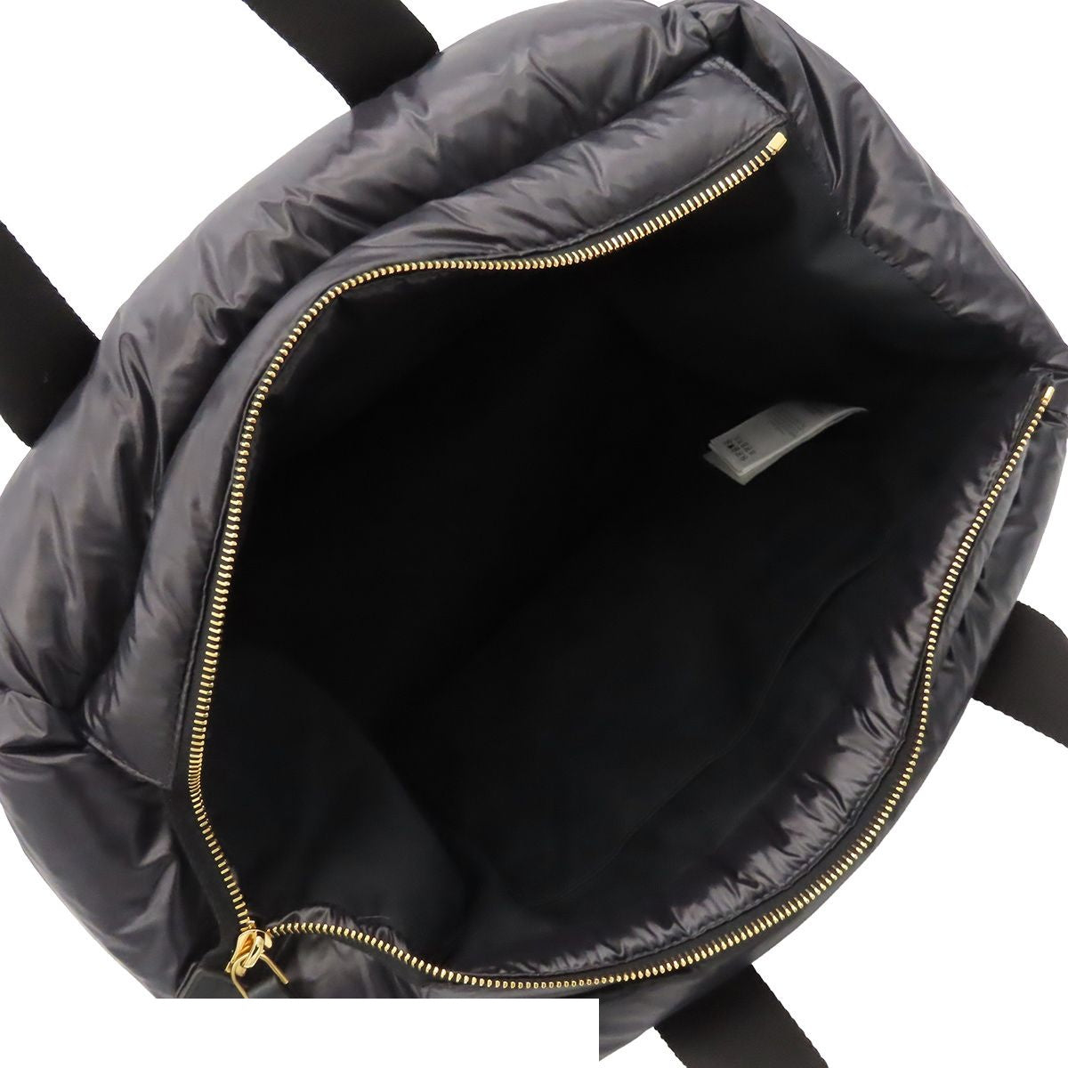 Moncler Caradoc Black Nylon Down Feather Tote Bag — view 5