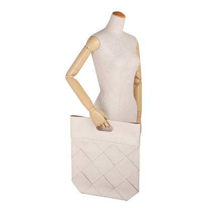 Bottega Veneta Tote Bag Leather Woven SLIP Small TOTE BAG Ivory