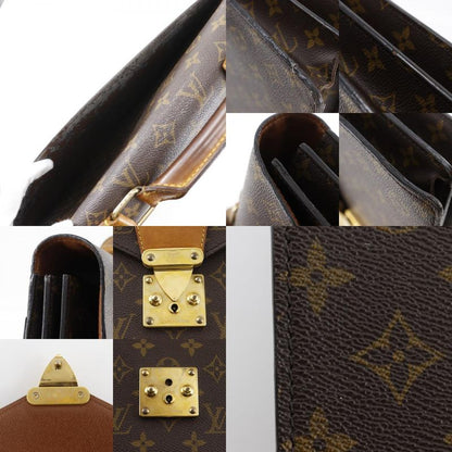 Louis Vuitton Serviette Conseil Briefcase M53331 Monogram Canvas Brown Mi0994