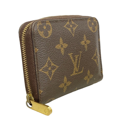 Louis Vuitton Coin Case Monogram Zippy Purse Brown — view 2