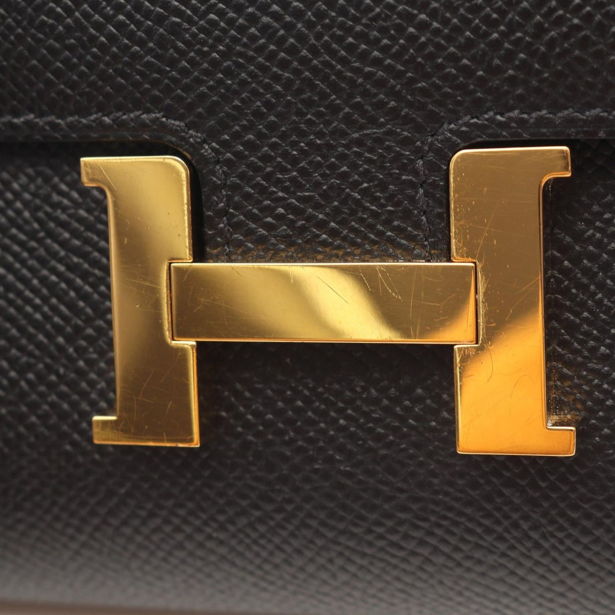 Hermes Shoulder Bag Constance Long to Go Black Leather — view 6