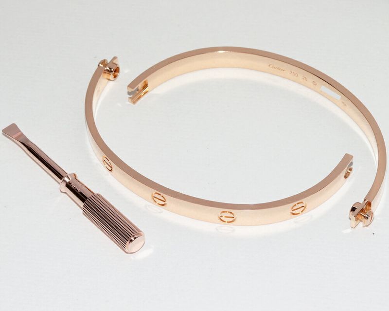 Cartier Bracelet Bangle 18K Pink Gold Love Bracelet B60674