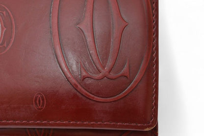 Cartier Wallet Cartier Foldover Wallet Happy Birthday Bordeaux
