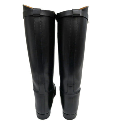 Hermes Jumping Boots 36 Silver Black Cles — view 4