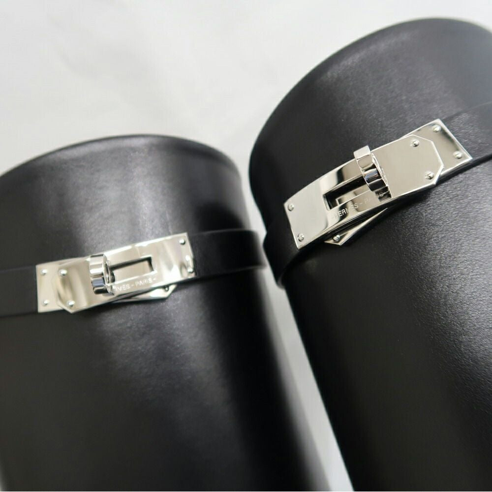 Hermes Jumping Boots 36 Silver Black Cles — view 9