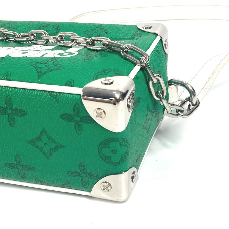Louis Vuitton Shoulder Bag Mini Soft Trunk M80816 Monogram Canvas Green