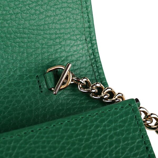 Gucci Shoulder Bag Dollar Calf Green