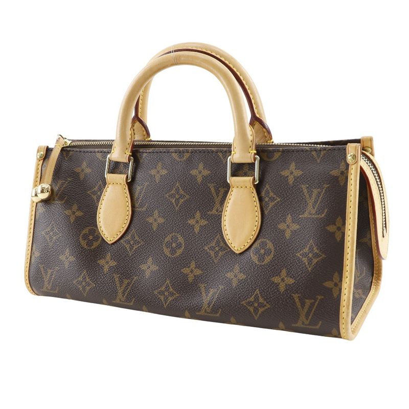 Louis Vuitton Popincourt M40009 Monogram Canvas Brown Vi0065 Ladies Handbag