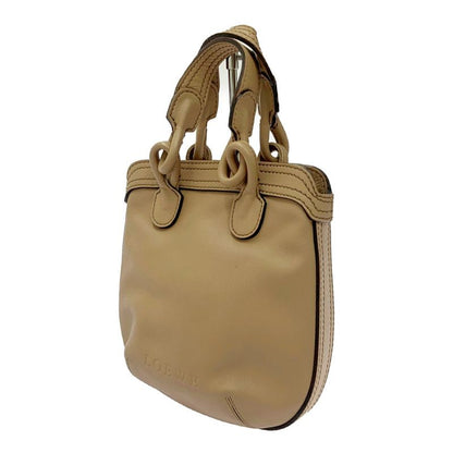 Loewe Leather Fiesta 2way Handbag Beige 386958 Handbag