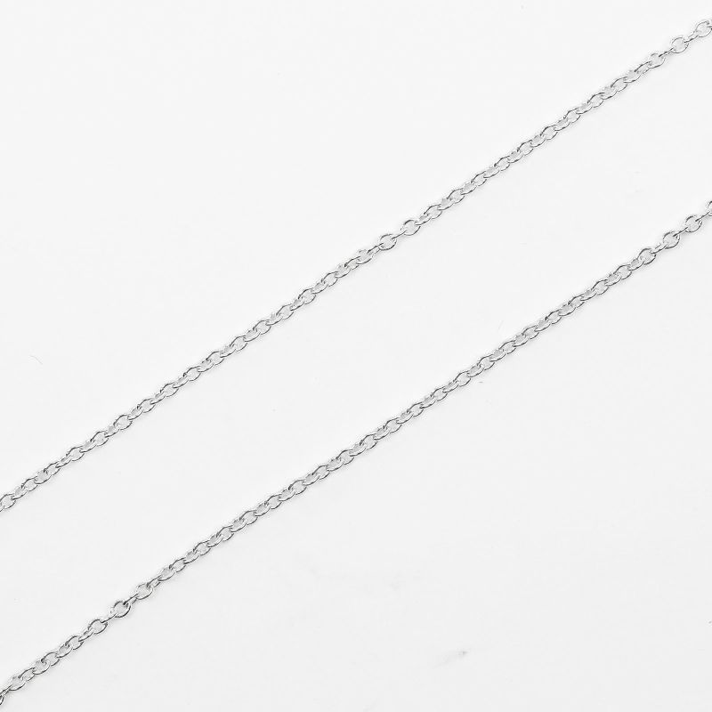 Tiffany & Co 1837 Interlocking Circle 925 Silver And Rubed Metal Ladies 5.13g